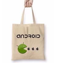 Android Pac Man Bez Çanta Uzun Saplı