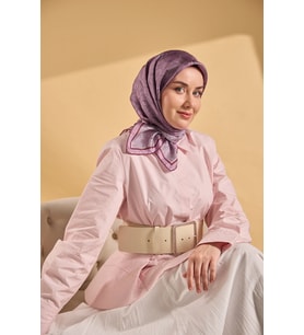 Silk Home Twill İpek Desenli Eşarp 11536