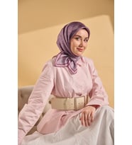 Silk Home Twill İpek Desenli Eşarp 11536