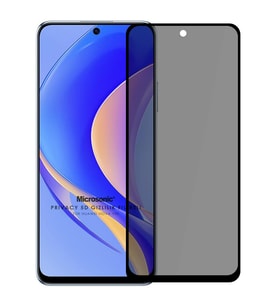 Microsonic Huawei Nova Y90 Privacy 5D Gizlilik Filtreli Cam Ekran Koruyucu Siyah