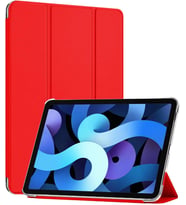 Apple iPad Air 11 2025 Kılıf (A3266-A3267) Slim Translucent Back Smart Cover Kırmızı [iPad Air 11 2025 ile Uyumlu Kılıf - Kırmızı]