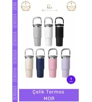 #Termos Paslanmaz Vakumlu Sızdırmaz Mat Isı Yalıtımlı Dayanıklı Şık Ergonomik Çelik Termos
