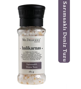 Sarımsaklı Deniz Tuzu Halikarnas 180g