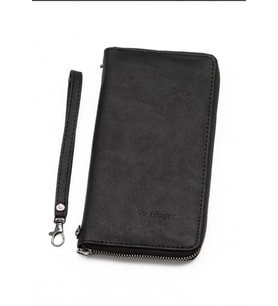 Filayer Unisex Telefon Bölmeli Vegan Deri Cüzdan