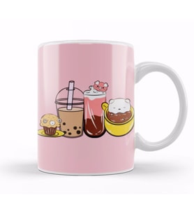 Funny coffee drin Ks Art lover Gift Quote   Vintage Retro Rainbow Style Kupa Bardak Porselen