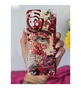Oppo A74 Uyumlu Baskılı Şeffaf Telefon Kılıfı