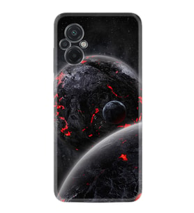 Xiaomi Poco M5 Kılıf Resimli Desenli Silikon Platinium Series Kara Dünya 1902