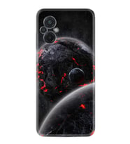 Xiaomi Poco M5 Kılıf Resimli Desenli Silikon Platinium Series Kara Dünya 1902