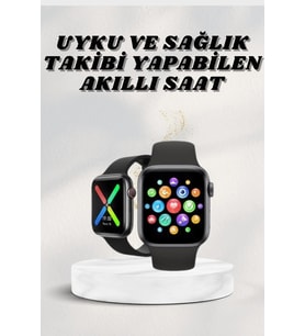 Akıllı Saat Wireless Şarj Yüksek Çözünürlüklü Müzik Sesli Cevaplama