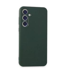 Samsung Galaxy A55 5G Kılıf First Silikon - Koyu Yeşil