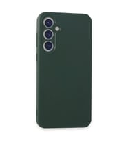 Samsung Galaxy A55 5G Kılıf First Silikon - Koyu Yeşil