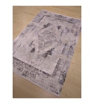 GABARDİN HALI VALIOS A134C GRİ MAVİ KLASİK SALON HALISI 160X230 CM