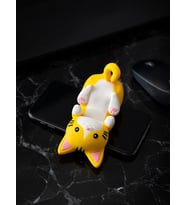 MYCRAFT3D Kedi Figürlü Tablet Telefon Tutucu Stand - 3D Baskı Ofis Masaüstü Aksesuarı ve Biblo