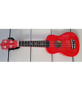 Cremonia AU01L-21RD 21 İnç Soprano Ukulele - Parlak Kırmızı (Başlangıç Seviye)  Ergonomik Gövde Yapısı, Parlak Cila ve Yeni Başlayanlar İçin İdeal Konfor