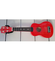 Cremonia AU01L-21RD 21 İnç Soprano Ukulele - Parlak Kırmızı (Başlangıç Seviye)  Ergonomik Gövde Yapısı, Parlak Cila ve Yeni Başlayanlar İçin İdeal Konfor