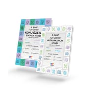 5. Sınıf Tüm Dersler Konu Özetli Yazılı Hazırlık Seti 1 ve 2. Dönem (Çok Renkli)