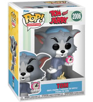 Funko Pop! Animasyon: Tom & Jerry - Tom - Koleksiyon Vinil Figür - Hediye Fikri - Resmi Ürün - Çocuk (Krem)