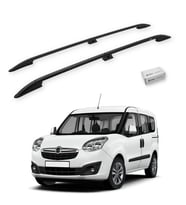 Turtle Opel Combo D 2012-2018 / Uzun Şasi Tavan Çıtası Crown Siyah