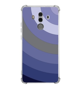 PrintiFy Huawei Mate 10 Pro Uyumlu Köşe Korumalı Renk Cümbüşü D Tasarımlı Şeffaf Silikon Kılıf