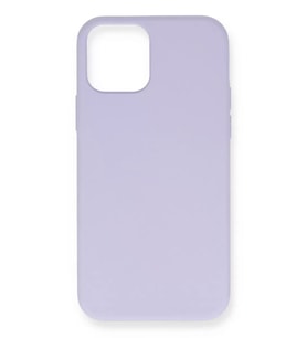 Newface Apple iPhone 12 Pro Max Kılıf Nano içi Kadife Silikon- Lila
