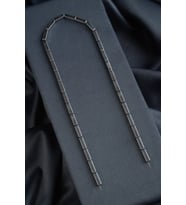 Hematit Doğal Taş Parlak Gümüş Dikdörtgen Kesim 4x13mm Dizi [AA]