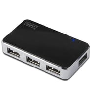 Digitus DA-70220 4 PORT 2.0 SİYAH USB ÇOKLAYICI