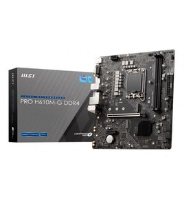 Msı Pro H610M-G Ddr4 3200Mhz 1Xvga 1Xhdmı 1Xdp 1Xm.2 Usb 3.2 Matx 1700P
