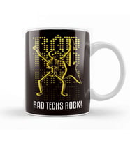 Rad Techs Rock Radiologist Radiographer Radiography Kupa Bardak Porselen