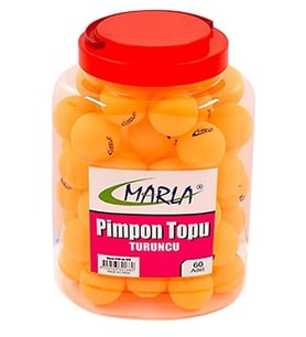 Pinpon Topu Renkli 60Lı