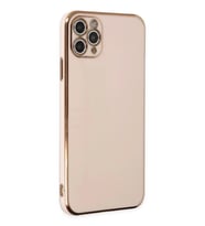 Newface Apple iPhone 11 Pro Max Kılıf Volet Silikon - Pembe