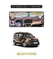 FIAT DOBLO 2015+ TAM KAPALITORPİDO KORUMA HALISI SİYAH KENAR