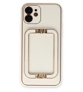 Pilelistore   iPhone 12 Kılıf Coco Elit Kapak - Beyaz