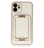 Pilelistore   iPhone 12 Kılıf Coco Elit Kapak - Beyaz