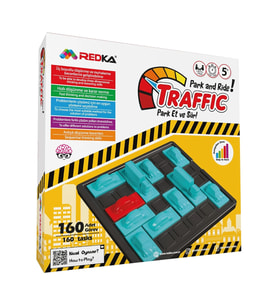 Orijinal Trafik Oyunu - Akıl ve Zeka Oyunu - Labirent Oyunu - Redka Traffic Oyunu - Strateji Oyunu