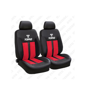 BTC Fiat / Tofaş Doğan UNİVERSAL SPOR OTO KOLTUK KILIFI (Kırmızı)