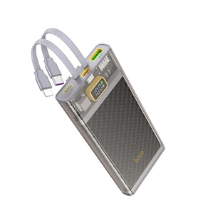 Hoco J104 Discovery Edition 22.5W 10000mAh Kablolu Powerbank (Gri)