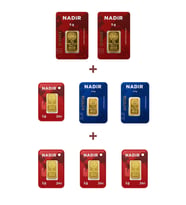 Nadir Gold 24 Ayar 19 Gram Altın (2 Ad 5 Gram Altın + 2 Ad 2,5 Gram Altın + 4 Ad 1 Gram Altın )