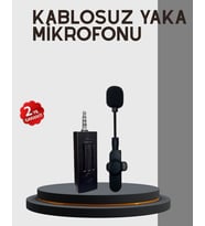 20 Metre Menzilli Kablosuz Yaka Mikrofonu Gürültü Engelleyici