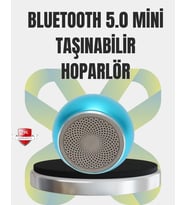 Kablosuz Bluetooth 5.0 Hoparlör  Kompakt Ve Güçlü Ses