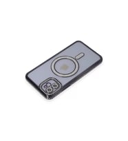 İphone 11 Kılıf Joke Simli Magneticsafe Kılıf - Siyah