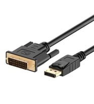 PM-3783 DisplayPort DP to DVI-D 24+1 Pasif Çevirici Dönüştürücü Kablo 1.8 Metre