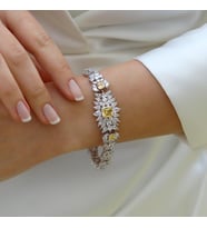 Citrine Dreams Işıltı Gümüş Bileklik