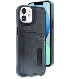iPhone 11 Kılıf Sara Kartvizitli Deri Kılıf - Siyah