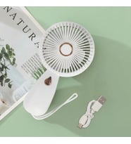 3 Kademeli Çanta Tipi El Fanı – Taşınabilir Mini Serinletici Silikon Askılı Fan ZB103 (5343)