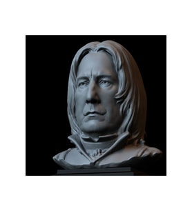 SEVERUS SNAPE FİGÜR, BÜST, PORTRE, HEYKEL, 153MM X 130MM