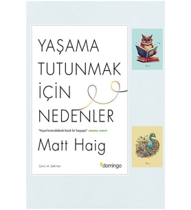 Yaşama Tutunmak İçin Nedenler 9786051982656 - Domingo - Matt Haig (2 NOT DEFTERLİ) (Renksiz)