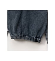 UNISEX ÇOCUK 5-8 YAŞ NAKIŞLI KOT CEKET (Çok Renkli)