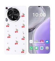 Microsonic TECNO Camon 30 Kılıf PrettyCharm Cherry (Kırmızı)