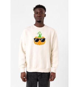 Cool Pumpkin Ekru Erkek 2ip Sweatshirt