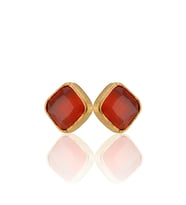 Kadir Jewellery 22 Ayar Altın Kaplama Kadın Minimal Küpe -El İşçiliği Ve Hipoalerjenik Küpe
